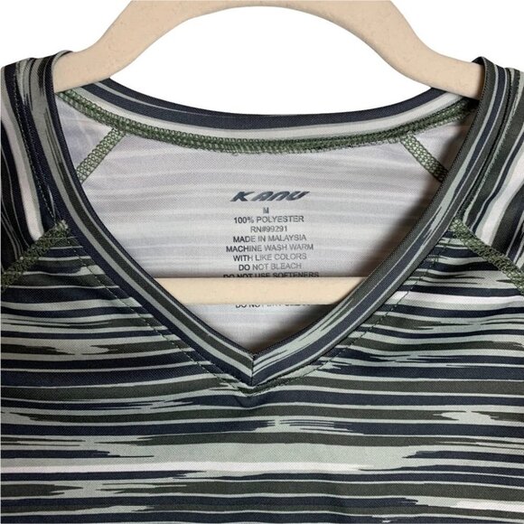 Kanu Women’s Rashguard Size Medium V-Neck Swim Surf Summer  Athletic Swim - Picture 4 of 6